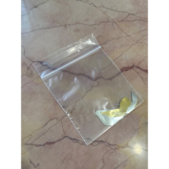 Cult Gaia The Caldera Clutch in Shiny Gold As-is Womens Mirror Bag Purse - Picture 10 of 16